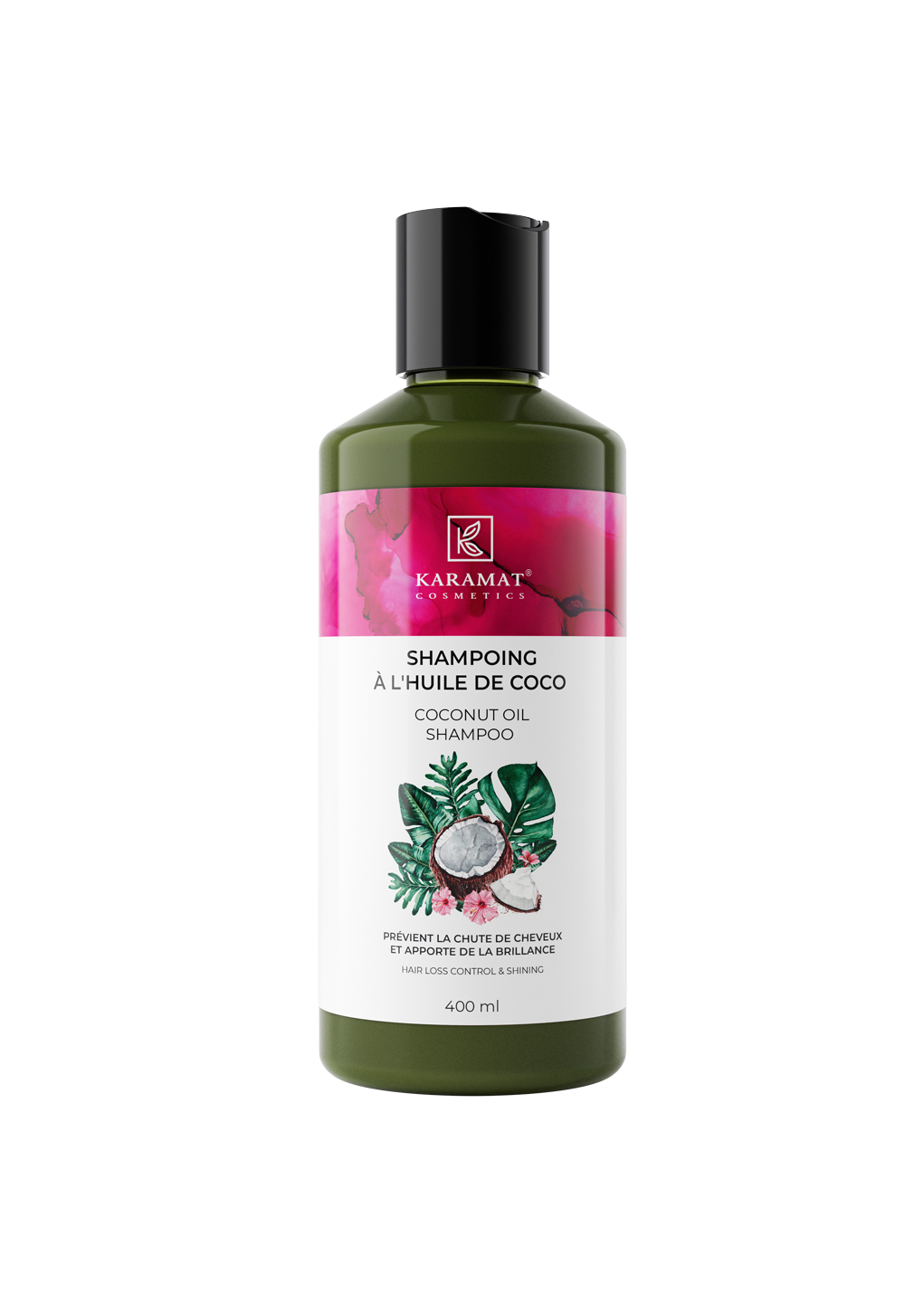 Coconut Oil Shampoo 400 ml - Karamat Cosmetics